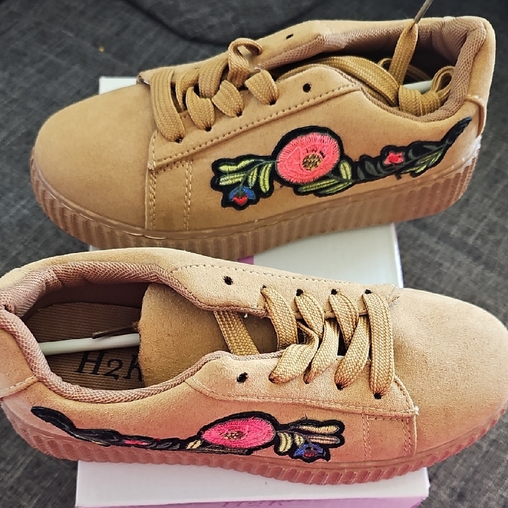 New In Box Tan Sneakers